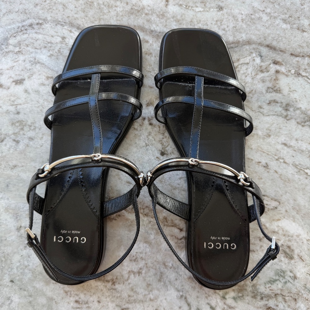 Gucci Leather Sandals - Picture 2 of 4